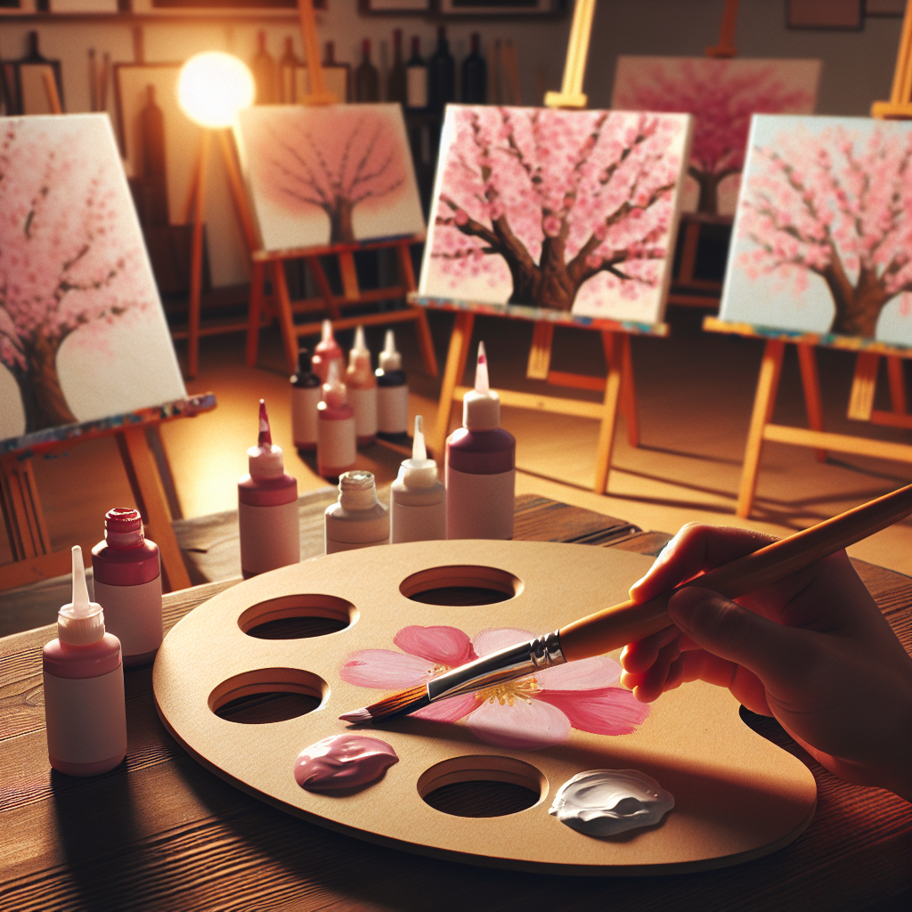 A snapshot of the creative chaos: easels and canvases come alive under the soft glow of lights, each brush stroke adding to the laughter and memories of the night.