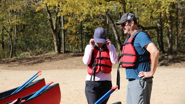 Ensure safety first: Always wear personal flotation devices while enjoying your float in the Ozarks.