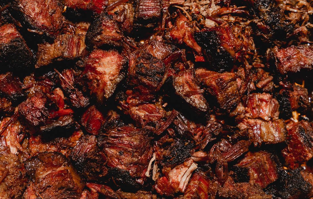 Burnt ends from Smokin' Bob's BBQ: A must-try dish in Springfield.